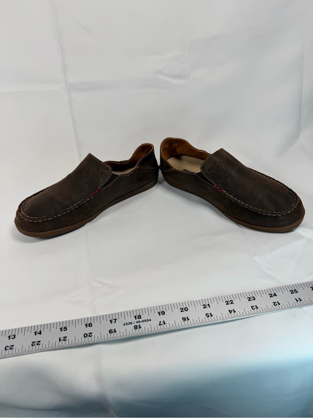 OLUKAI Women’s Size 8.5 Shoes Slip On Style Leather Nohea Nubuck Loafer - Picture 4 of 14